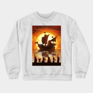 Straw Hat Pirate Crewneck Sweatshirt